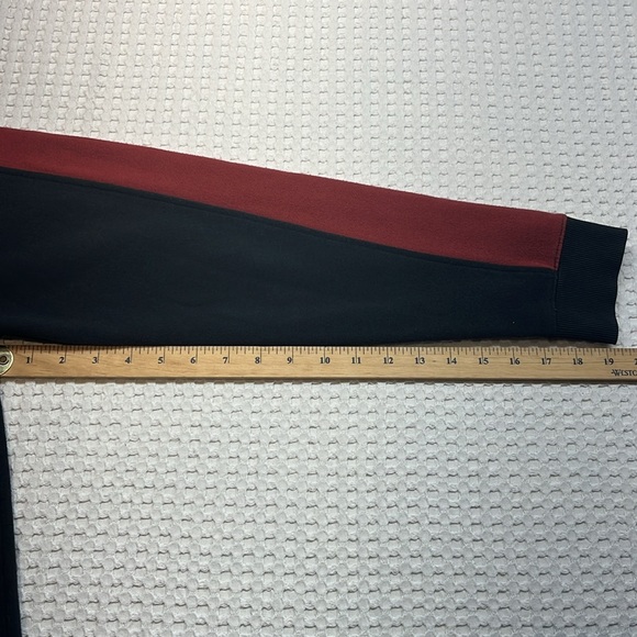 Harley Davidson Hoodie Black And Maroon Men's Medium Logo Pre Owned - Picture 12 of 12